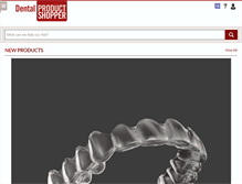 Tablet Screenshot of dentalproductshopper.com